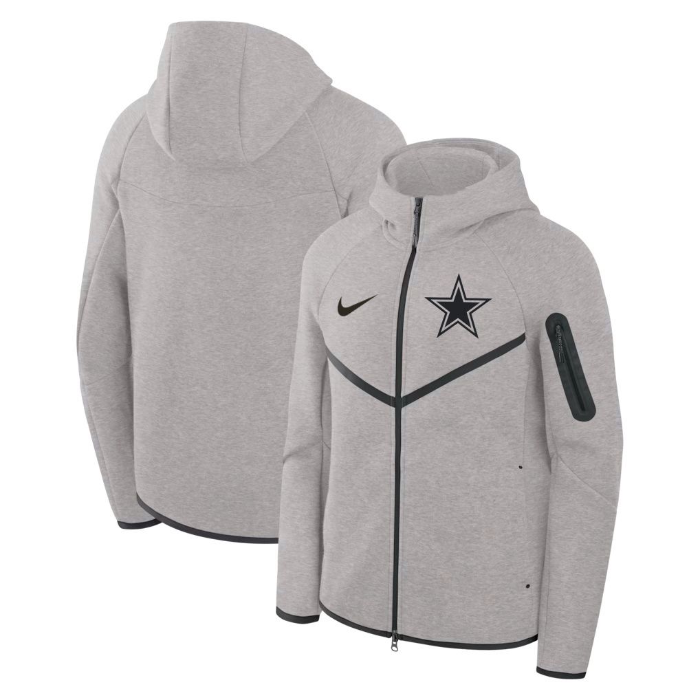 Men 2026 Nike NFL Dallas Cowboys hoodie grey 05